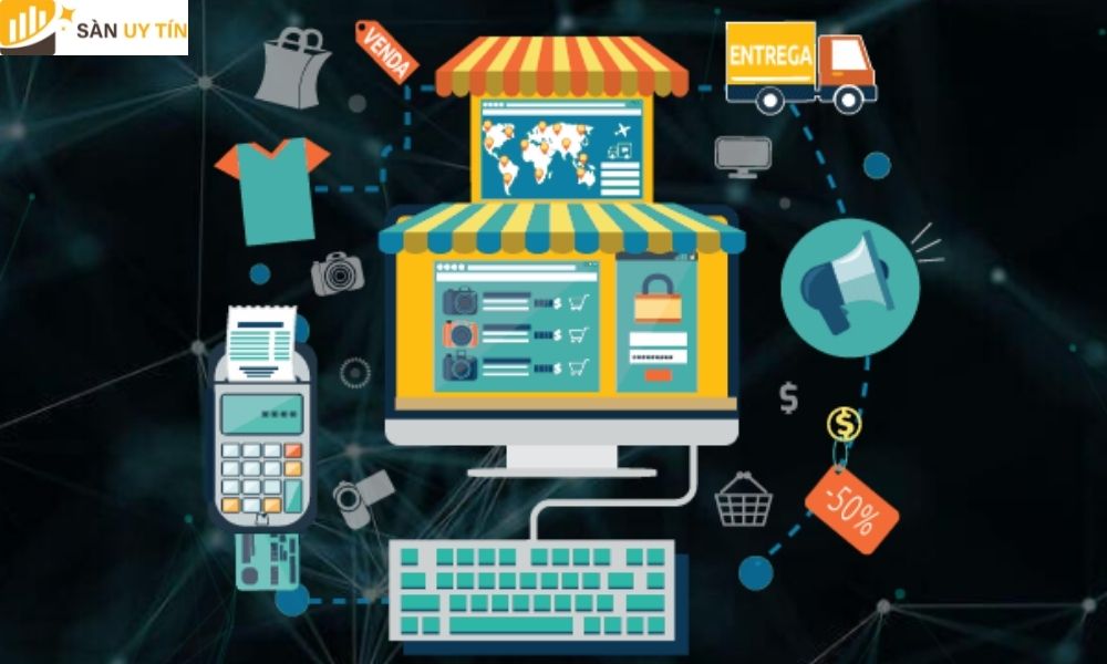 Cho phép người dùng thực hiện quá trình mua hoặc bán các sản phẩm trên các dịch vụ giao dịch trực tuyến hoặc qua Internet