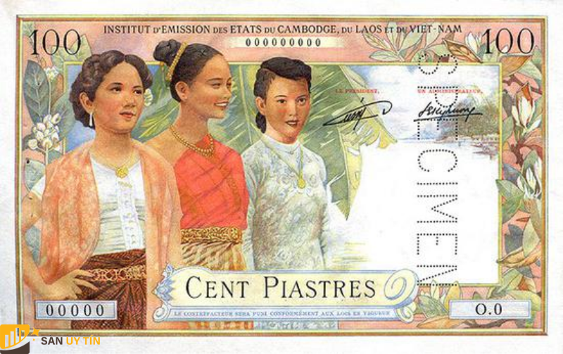Đây là tờ tiền giấy được phát hành và lưu thông đầu tiên tại Việt Nam.