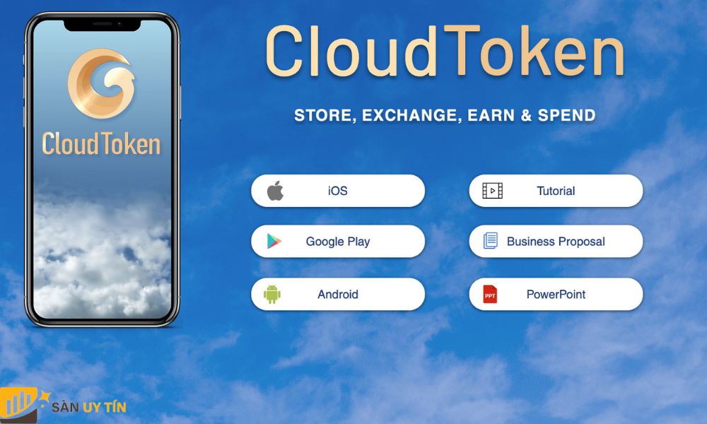 Cloud Token là một hệ thống ví điện tử được thiết lập dựa vào phần mềm công nghệ hiện đại nhất là Blockchain 4.0.