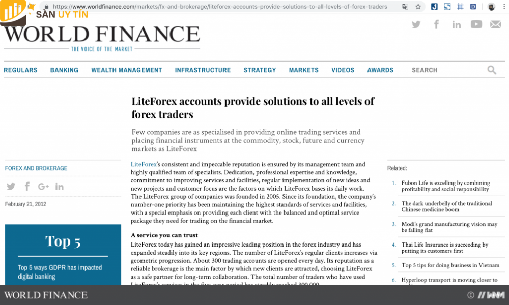 Thành tựu của LiteFinance đạt được đã giúp tạo thêm sự tin tưởng vũng chắc trong cộng đồng trader 