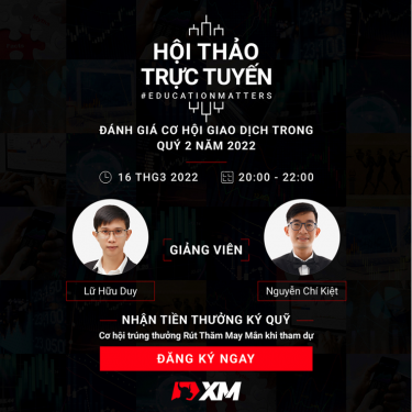 Hội thảo Trực tuyến Đặc biệt từ XM Rút thăm may mắn với tổng giá trị 4500