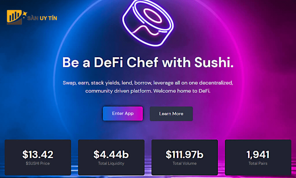 SushiSwap là một nhà tạo lập thị trường tự động (AMM)