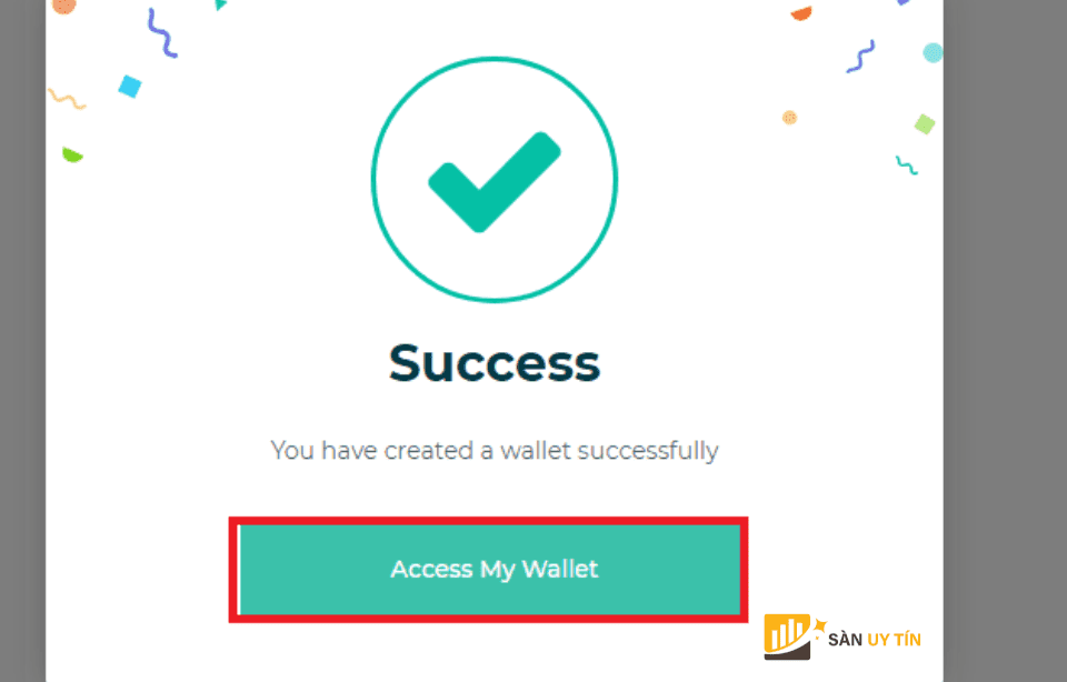 Nhấn vào Access My Wallet để đăng nhập vào ví MEW