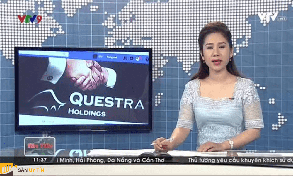Truyền hình VTV đưa tin tức Questra lừa đảo khách hàng đầu tư