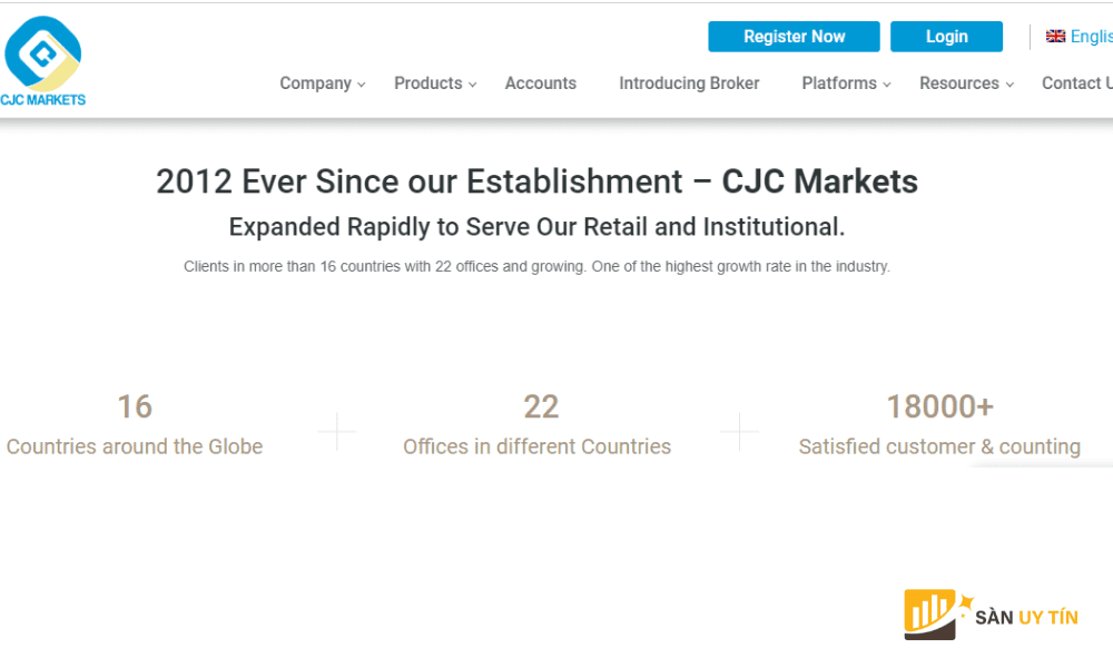 CJC Markets trực thuộc công ty tài chính Carrick Just Capital Markets Limited