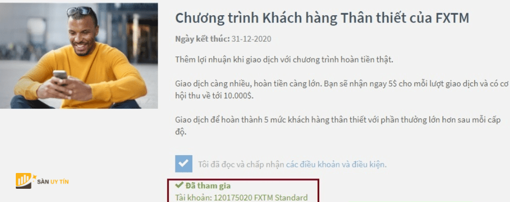 Chuong trinh Loyalty Program cua FXTM