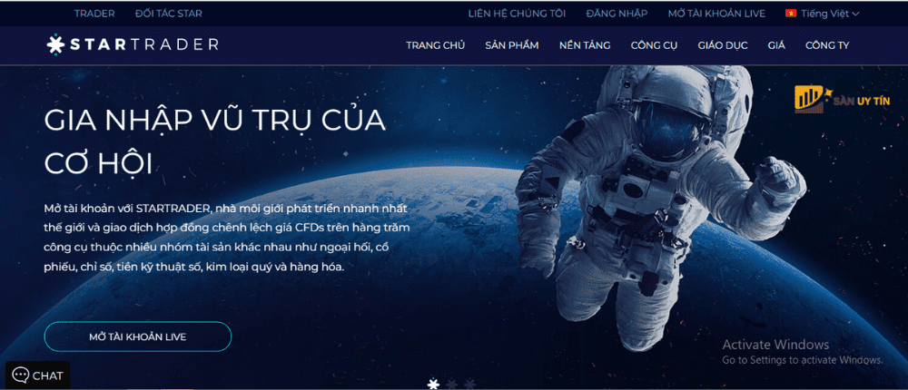 Đánh giá sàn StarTrader