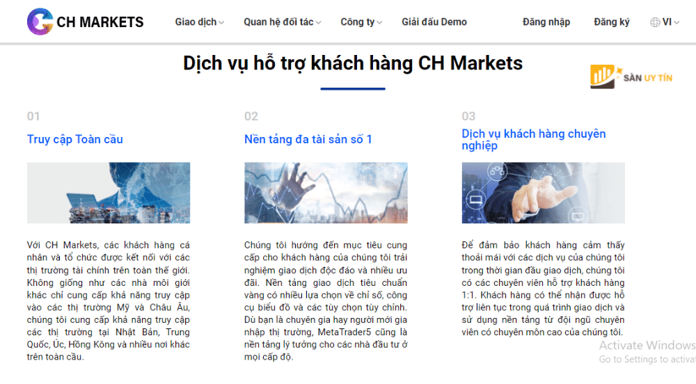 Dich vu cham soc khach hang cua CH MARKETS thieu su chuyen nghiep