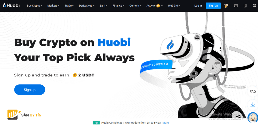 Huobi Global cung cap mot nen tang giao dich tien tien voi nhieu loai Altcoin va Stablecoin