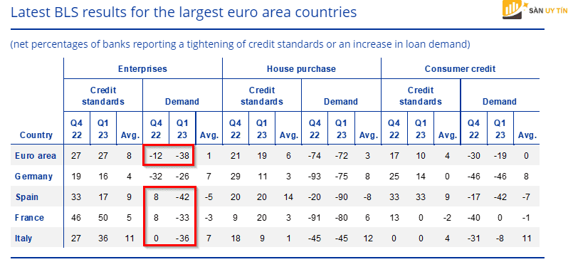 Khao sat cho vay cua ngan hang ECB