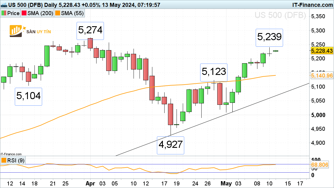 Bieu do hang ngay cua SP 500