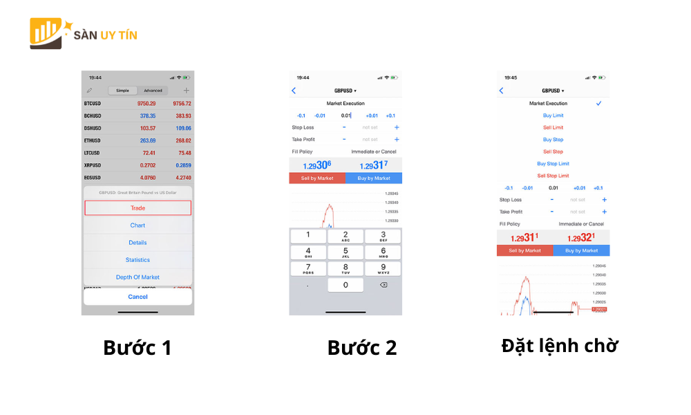 Cach dat lenh BuySell tren MT5