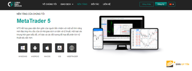 San Forex GFS chi cung cap duy nhat MT5