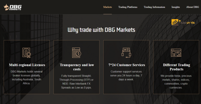 Tong quan san Forex DBG