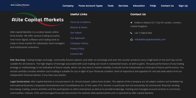 Alite Capital Markets duoc thanh lap tai St. Vincent