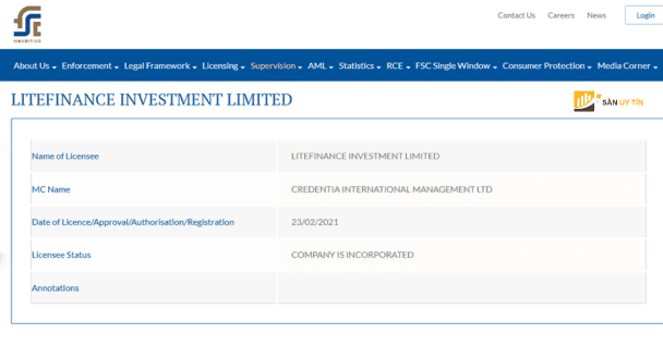 LiteFinance nhan giay phep Mauritius