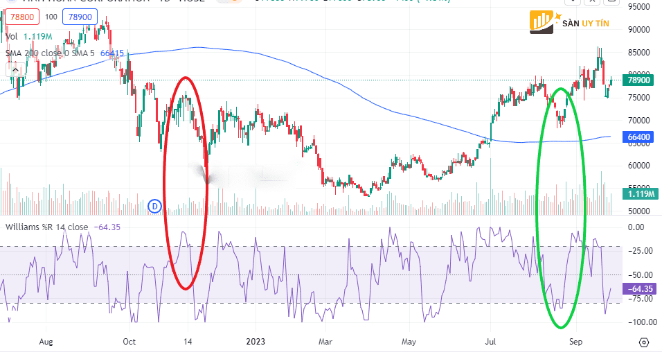 Williams R ket hop voi Moving Average