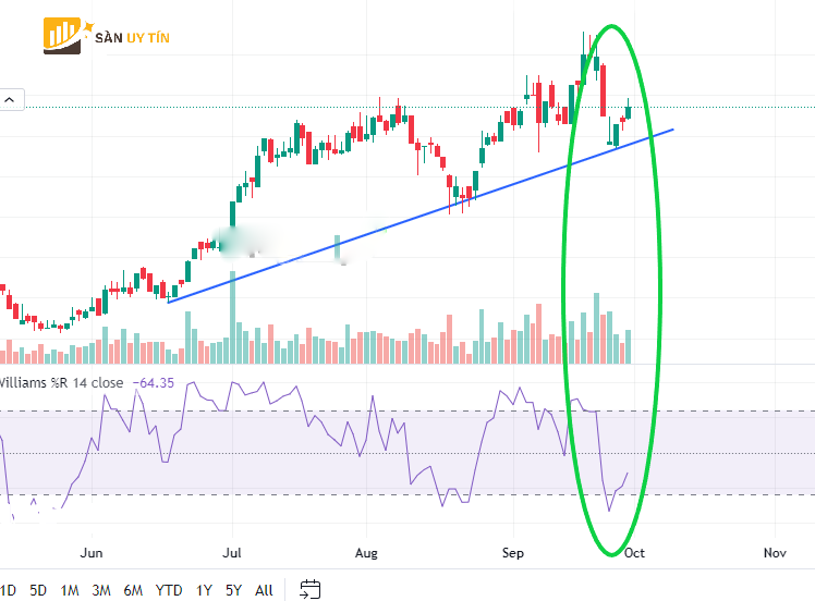 Williams R ket hop voi Trendline
