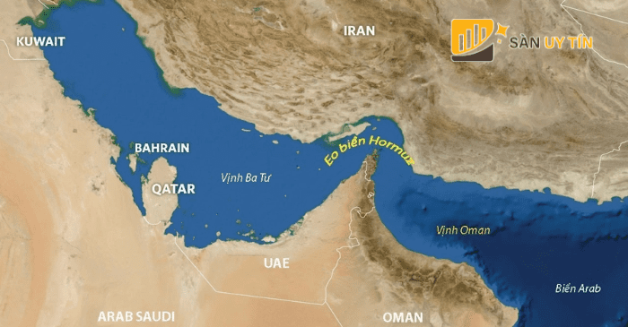 Eo biển Hormuz tuyến vận chuyển dầu mỏ quan trọng nối Vịnh Ba Tư với Vịnh Oman, nơi khoảng 20% nguồn cung dầu toàn cầu đi qua.