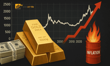 Giá vàng suy yếu khi kỳ vọng Fed tăng lãi suất tăng cao