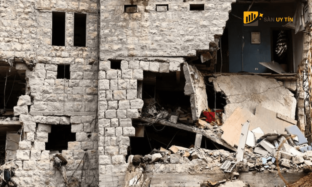 mot dia diem bi tan pha trong mot cuoc tan cong cua Israel giua luc cang thang leo thang giua Israel va Hezbollah